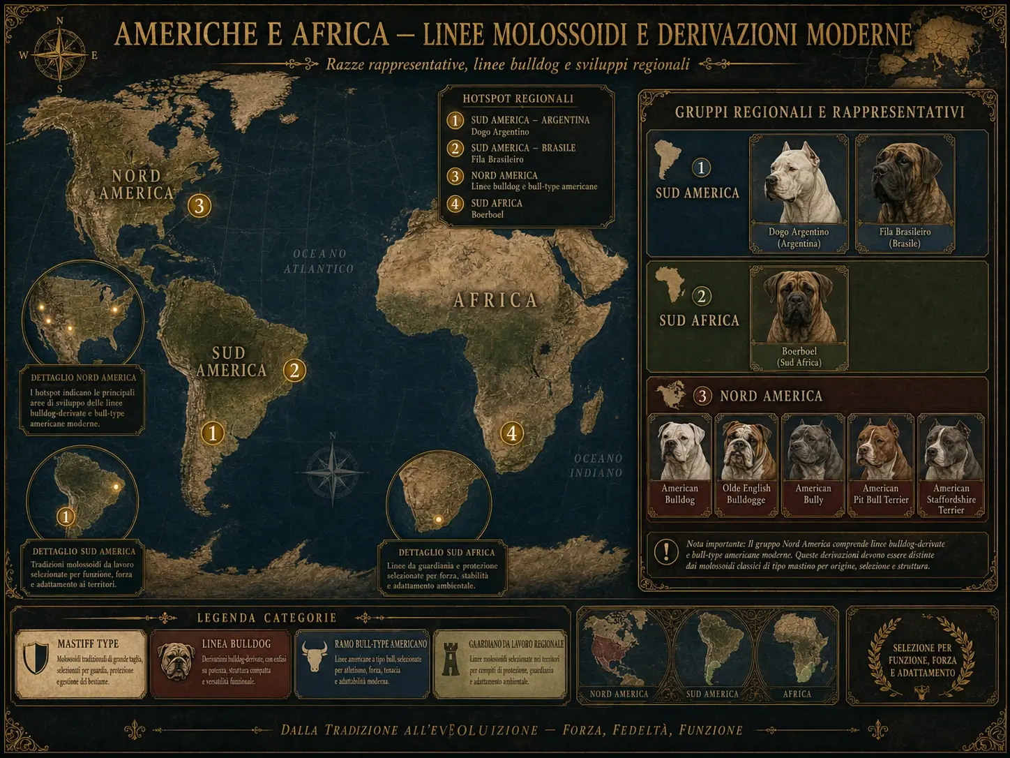Americas and Africa