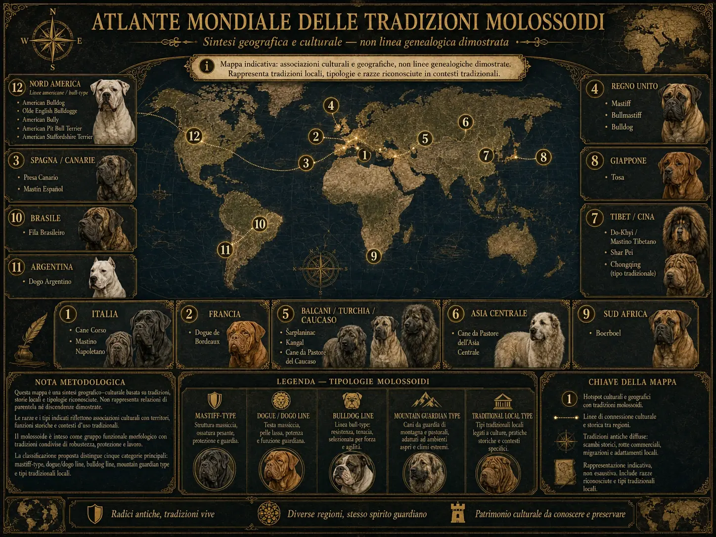 World atlas of molossian traditions