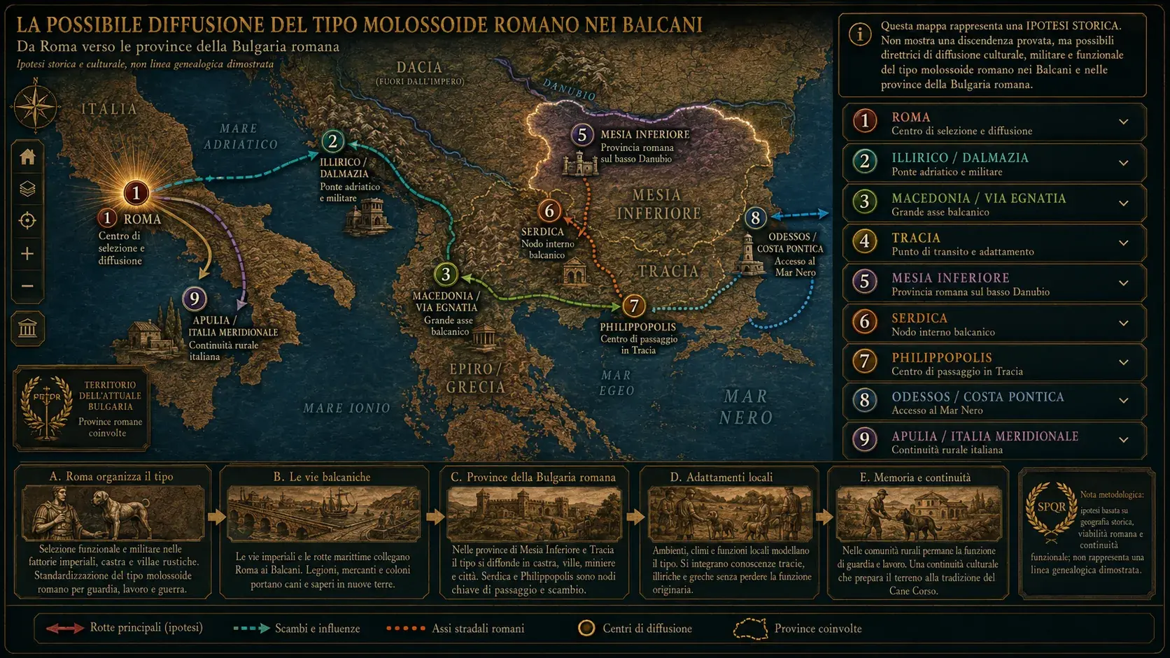 Roman molossoid type in the Balkans