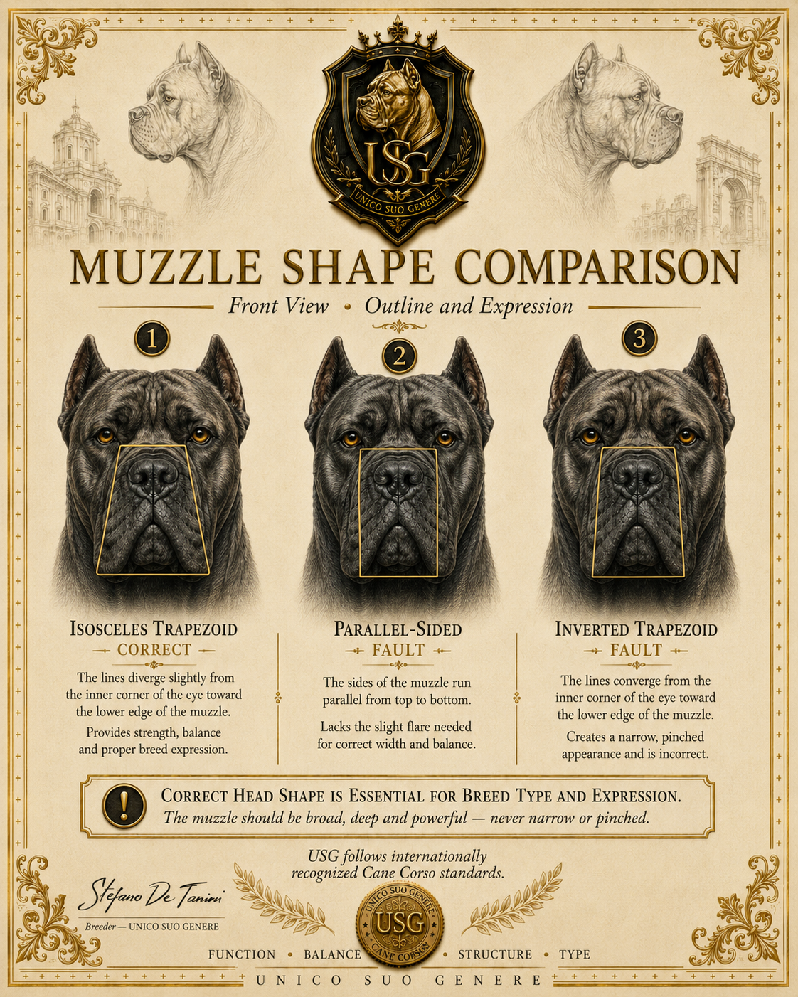 Muzzle Shape Visual Variant