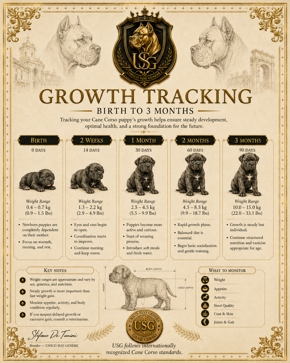 Growth Tracking — Birth to 13 Months